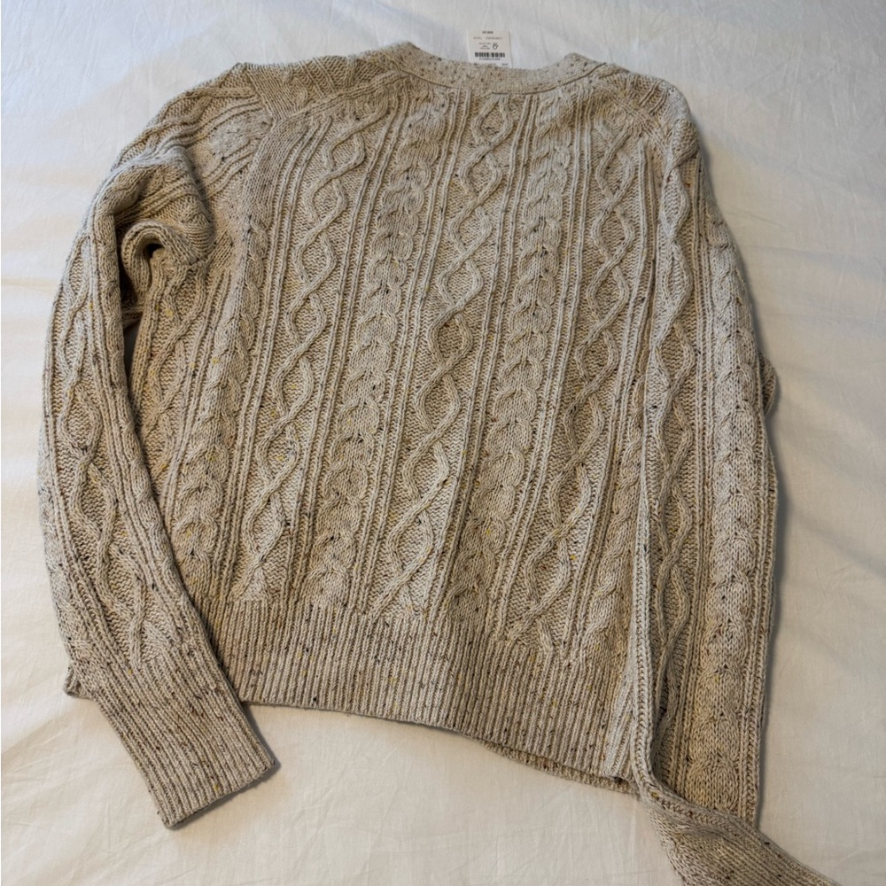 J.Crew Donegal Cable Cardigan NWT - Picture 4 of 4